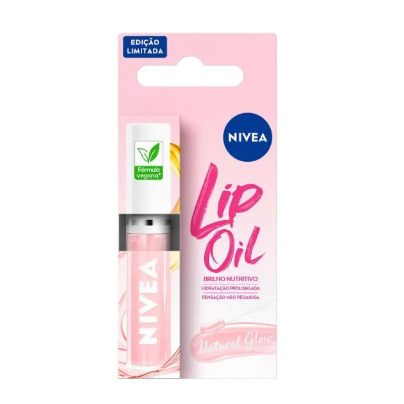 Hidratante Labial Lip Oil Nivea Natural Glow 5,5Ml — Nivea | Farmácia Resyla