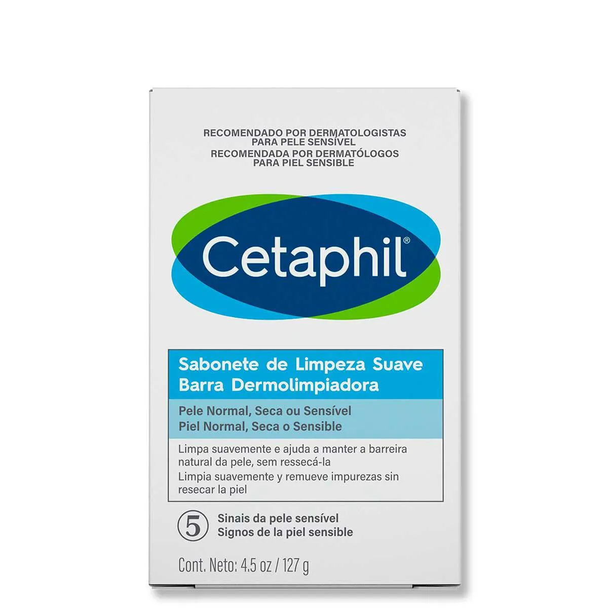 Sabonete em Barra Cetaphil Pele Sensível com 127g — Cetaphil | Farmácia Resyla