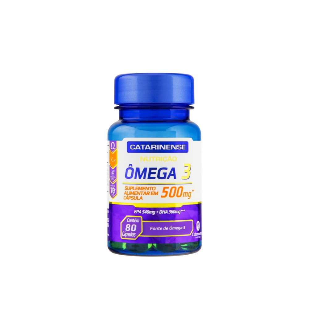 Omega 3 500mg Catarinense Com 80 Capsulas — | Farmácia Resyla