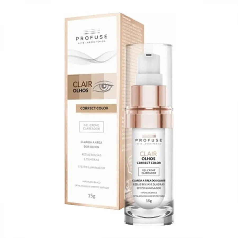 Gel Creme Clareador Profuse Clair Olhos Correct Color 15g — | Farmácia Resyla