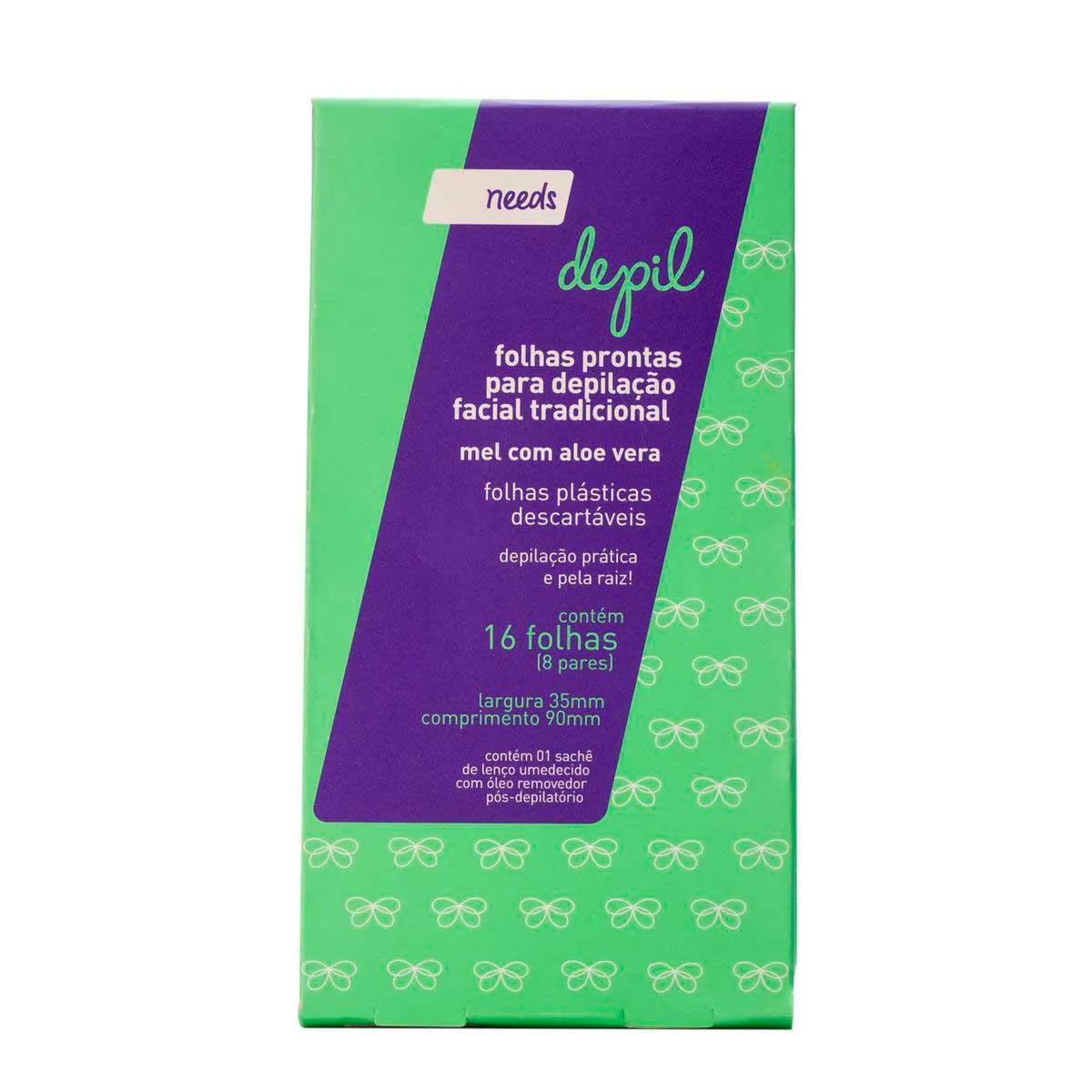 Folha Depilatória Facial Needs Depil Mel 16 Folhas — Needs | Farmácia Resyla