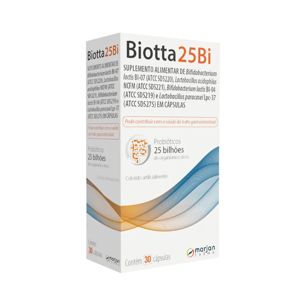 Biotta 25bi Com 30 Capsulas — | Farmácia Resyla