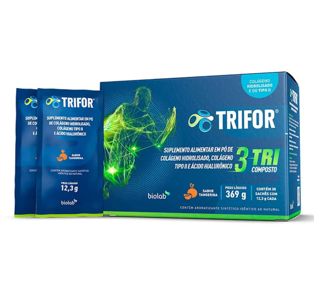 Trifor Sabor Tangerina 30 Sachês — | Farmácia Resyla
