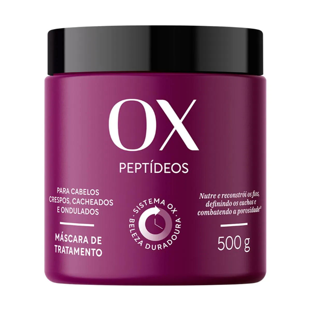 Máscara de Tratamento OX Peptídeos com Óleo Argan 500g — | Farmácia Resyla