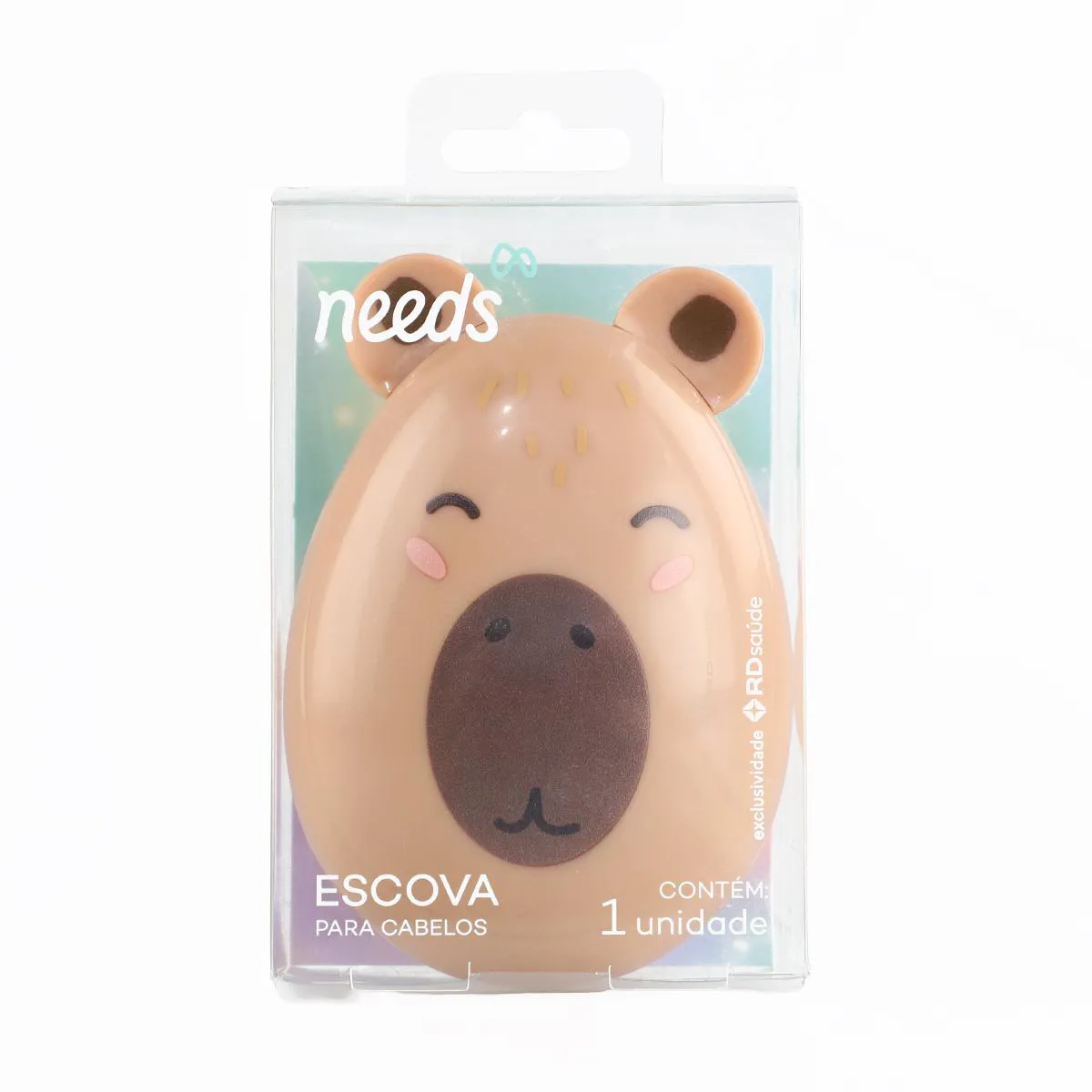 Escova para Cabelos Needs Capivara 1 unidade — Needs | Farmácia Resyla