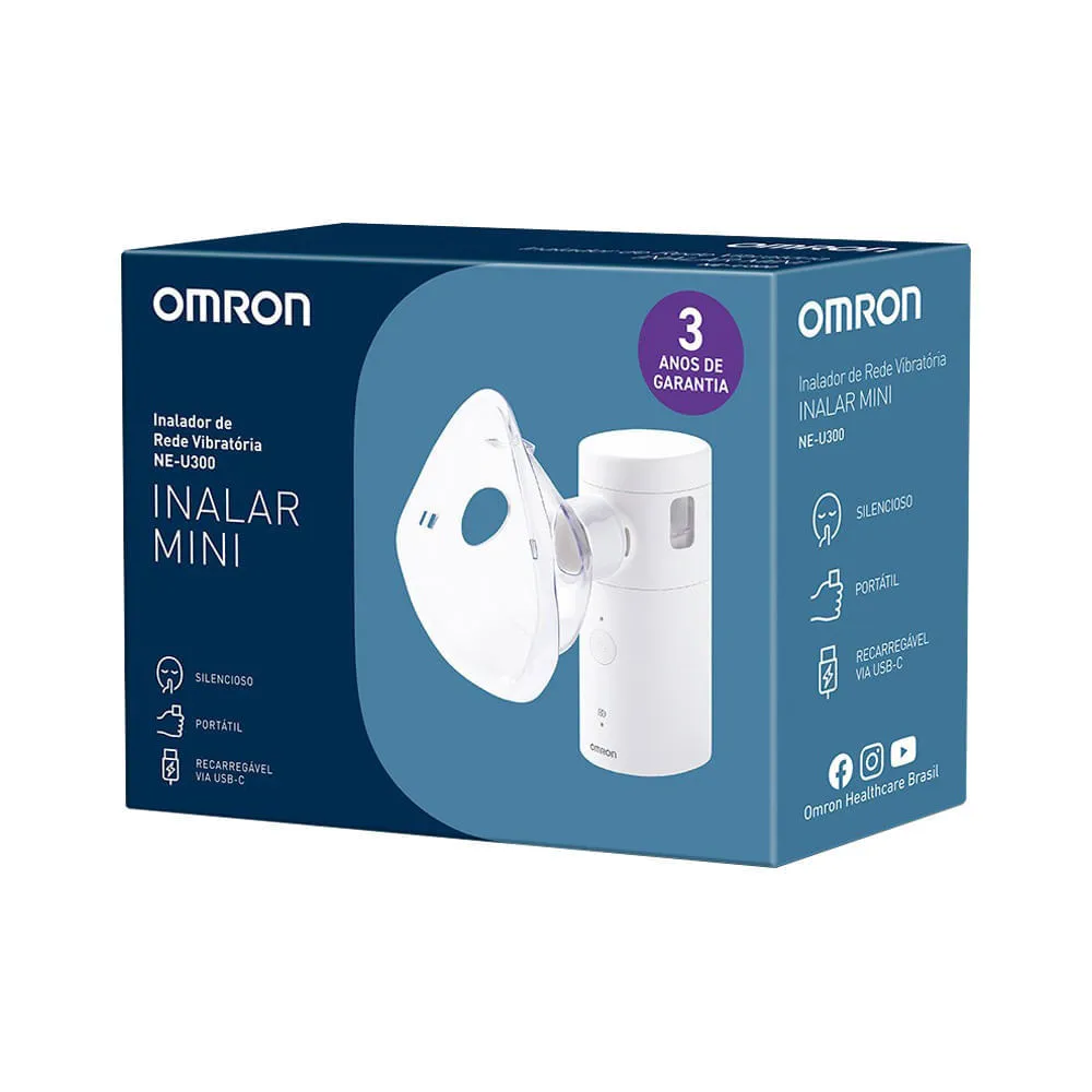 Nebulizador Omron Inalar Mini Ne-u300 Portatil — | Farmácia Resyla