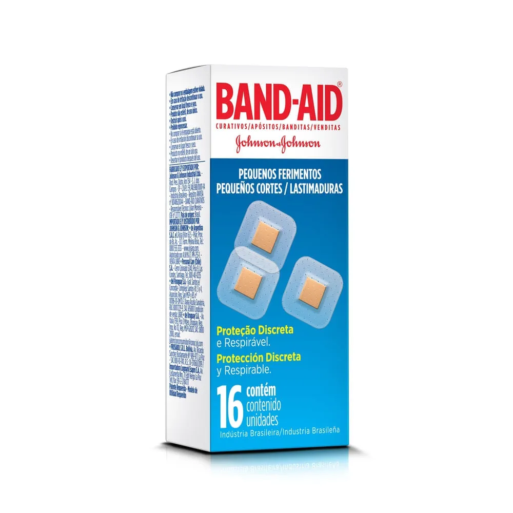 Band-aid Pequenos Ferimentos Com 16 Unidades — | Farmácia Resyla