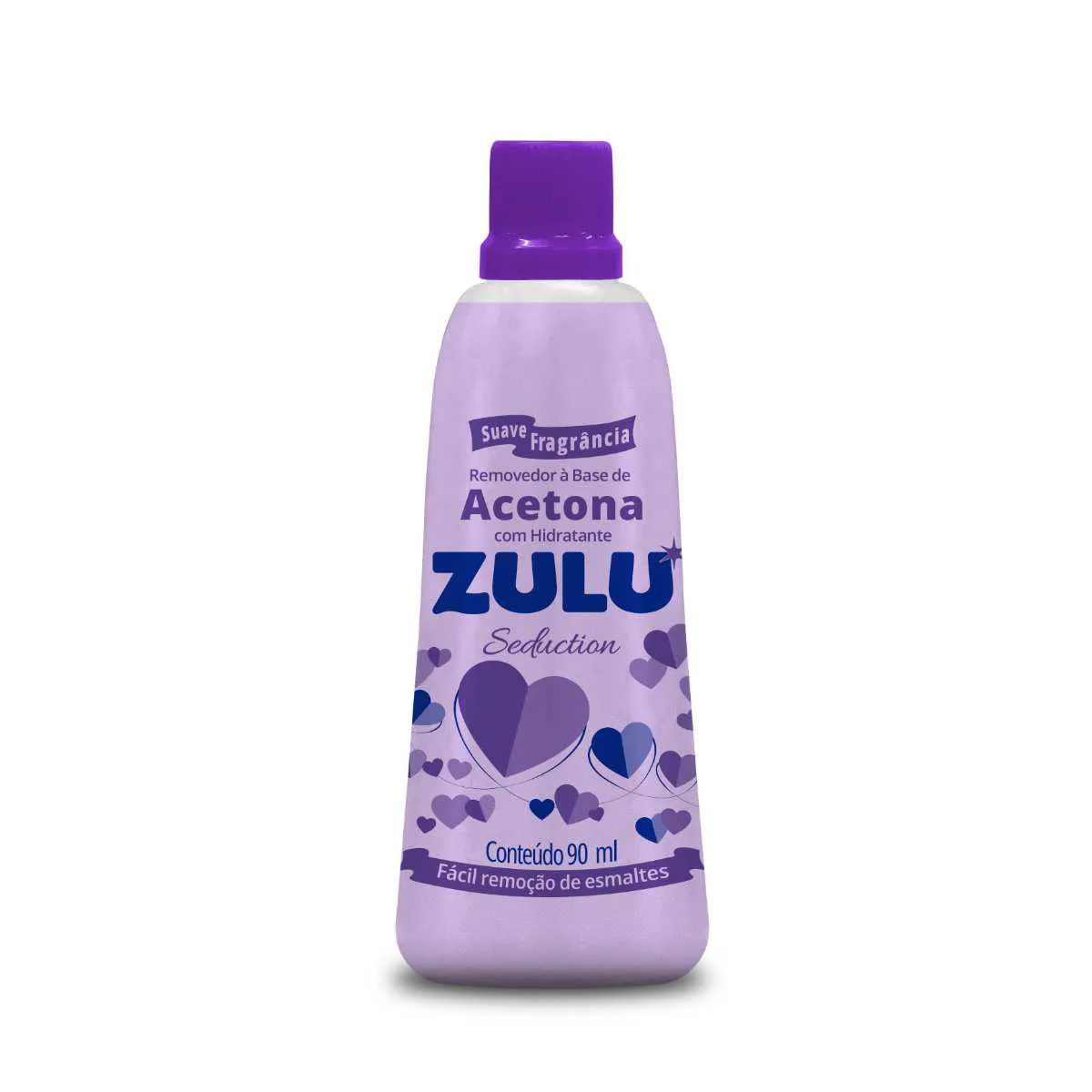 Removedor de Esmalte à Base de Acetona Zulu Seduction com 90ml — | Farmácia Resyla