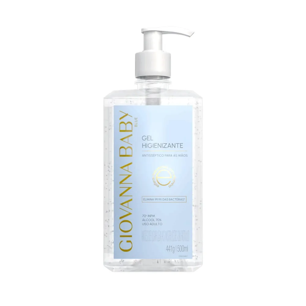 Álcool Em Gel Higienizante Giovanna Baby Blue 500ml — Giovanna Baby | Farmácia Resyla