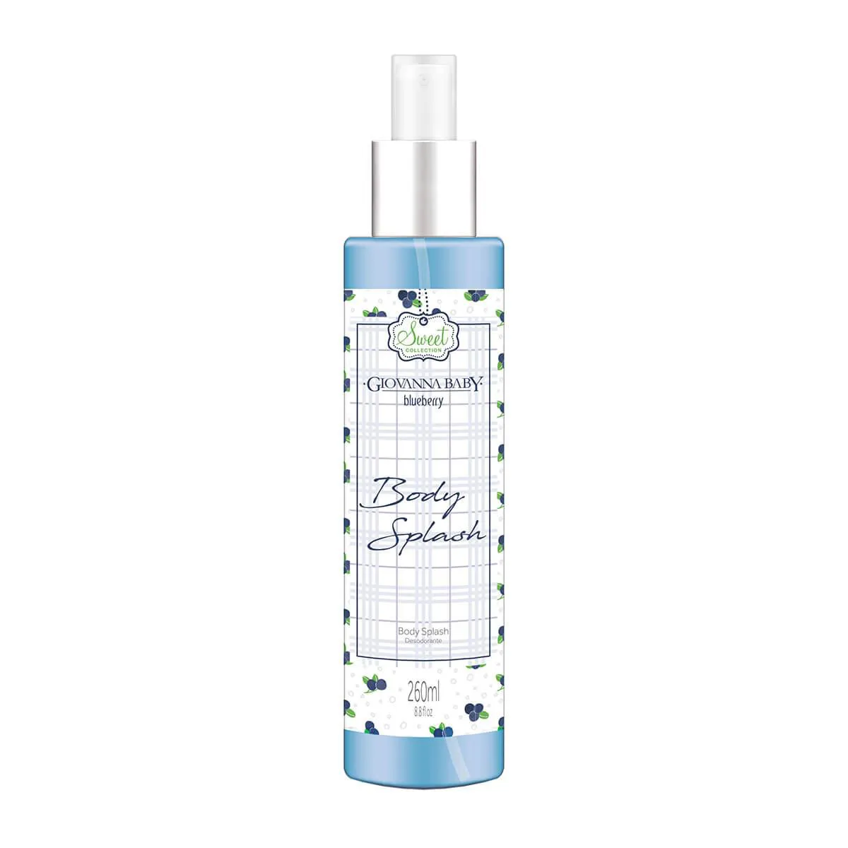 Body Splash Desodorante Corporal Giovanna Baby Blueberry com 260ml — Giovanna Baby | Farmácia Resyla