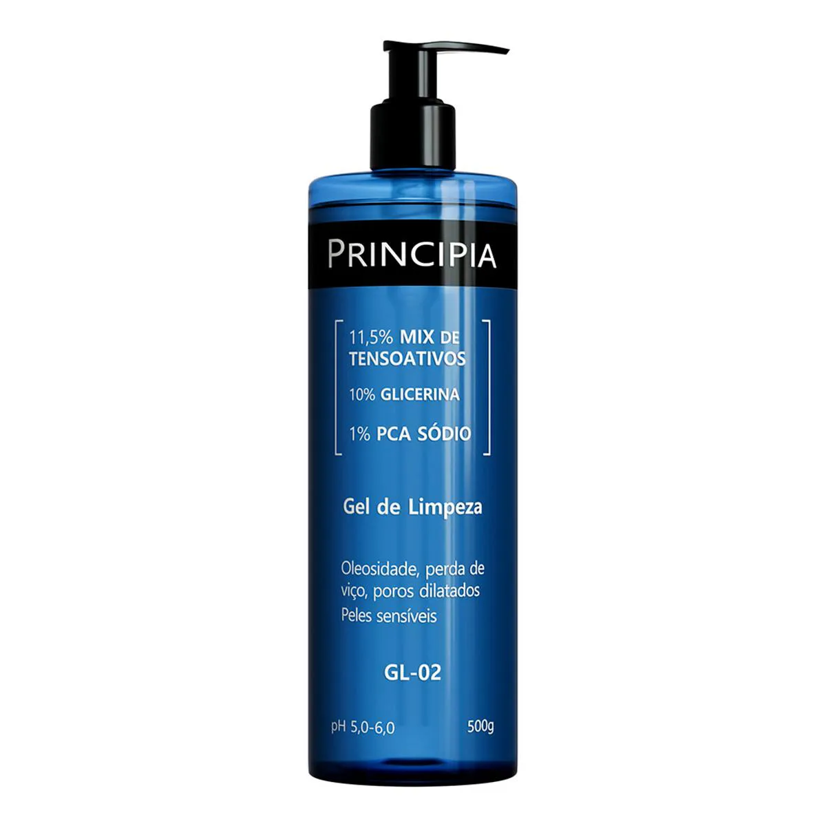Gel de Limpeza Facial Suave Principia Skincare GL-02 11,5% Tensoativos + 10% Glicerina + 1% PCA Sódio 500g — Principia | Farmácia Resyla