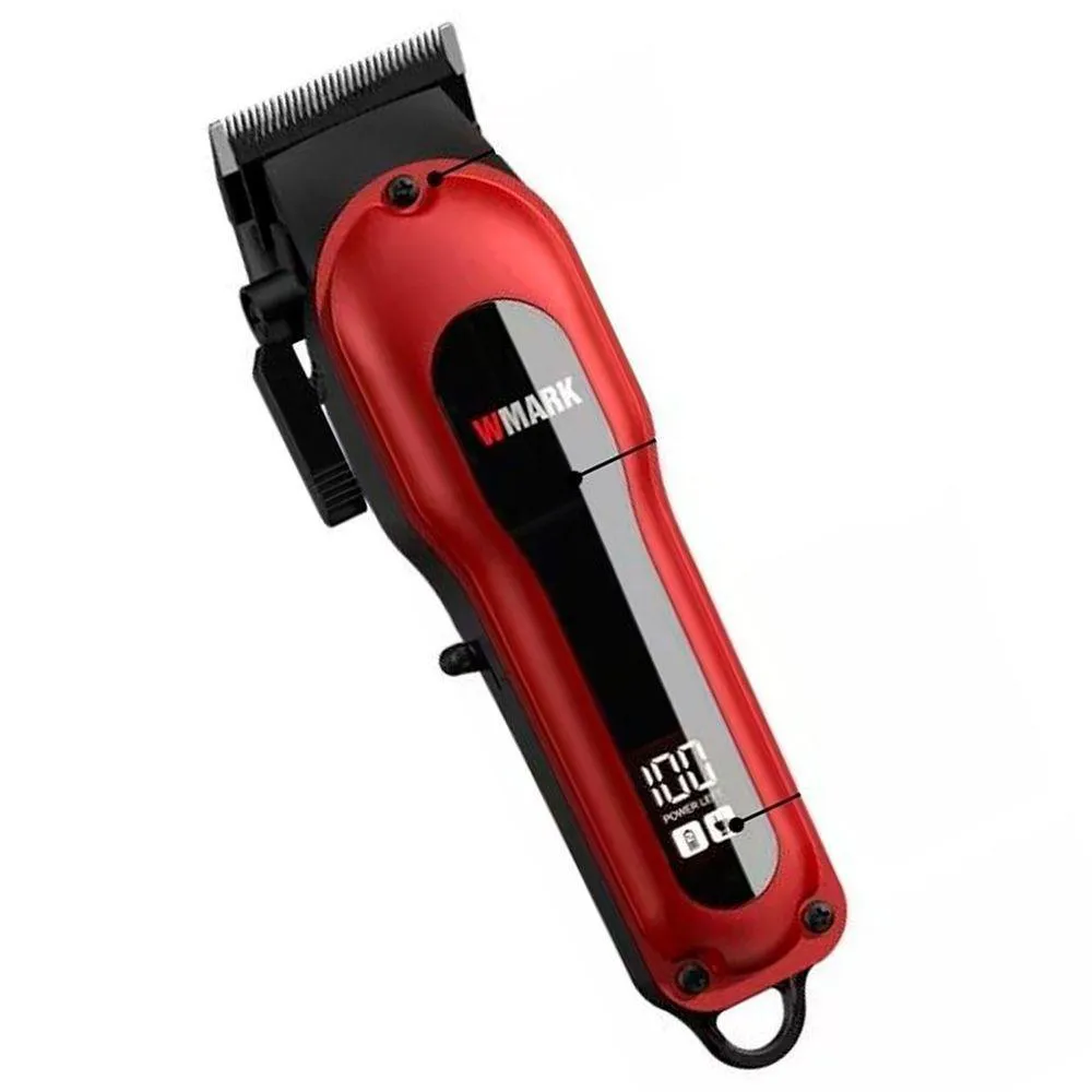 Máquina de Cortar Cabelo Wmark Ng-122 Vermelha Bivolt — | Farmácia Resyla