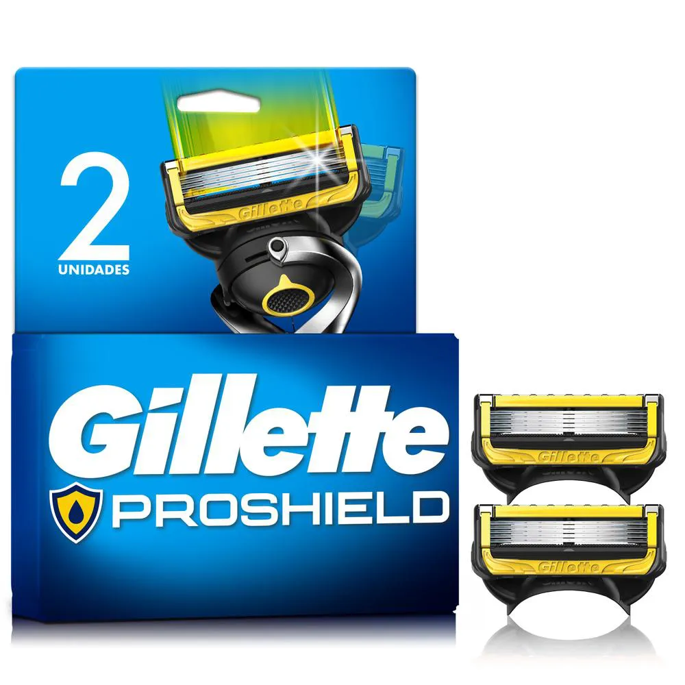 Carga para Aparelho de Barbear Gillette Fusion Proshield 2 unidades — Gillette | Farmácia Resyla