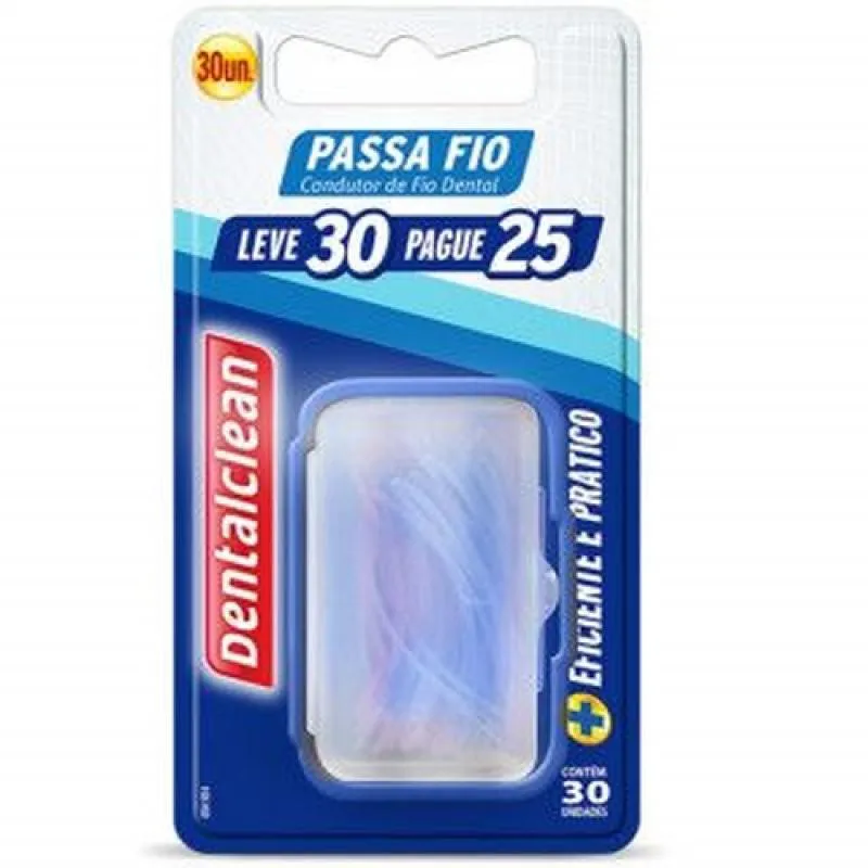 Passa Fio Dentalclean - Pague 25 E Leve 30 unidades — | Farmácia Resyla