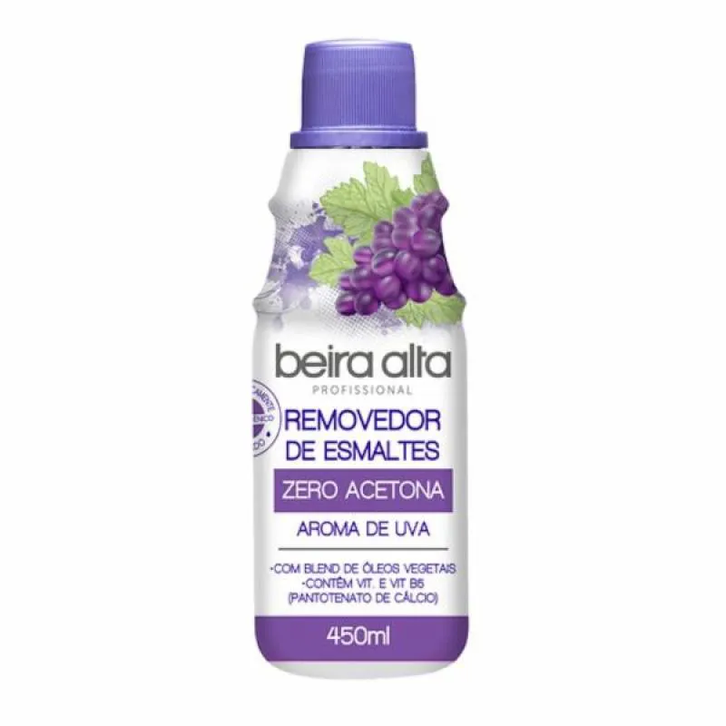 Removedor de Esmalte Beira Alta Aroma Uva 450ml — | Farmácia Resyla