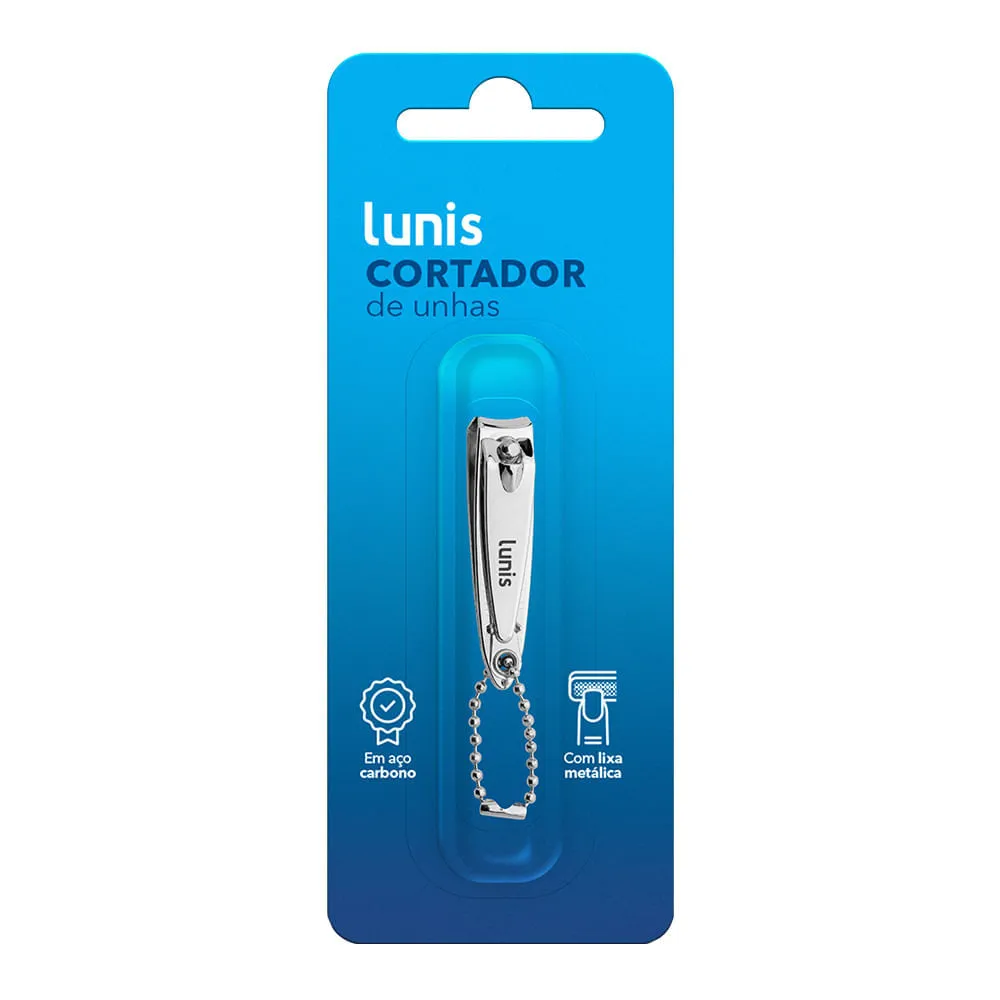 Cortador De Unhas Lunis Aço Carbono Pequeno — | Farmácia Resyla