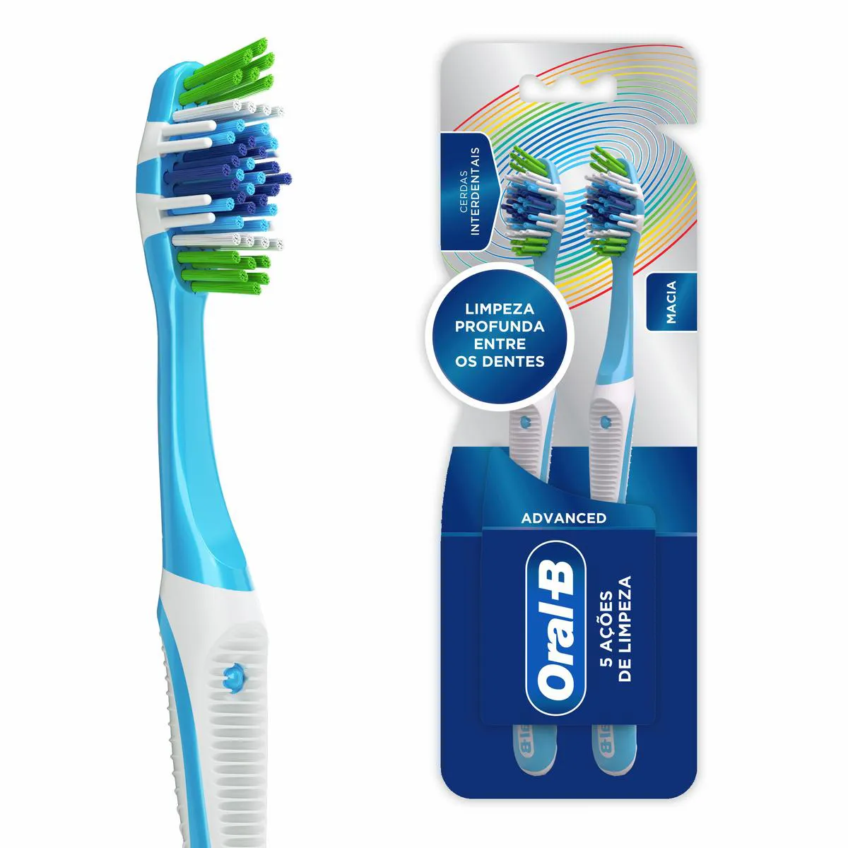 Escova de Dente Oral-B Complete 5 Ações de Limpeza Macia N°40 com 2 unidades — Oral-B | Farmácia Resyla