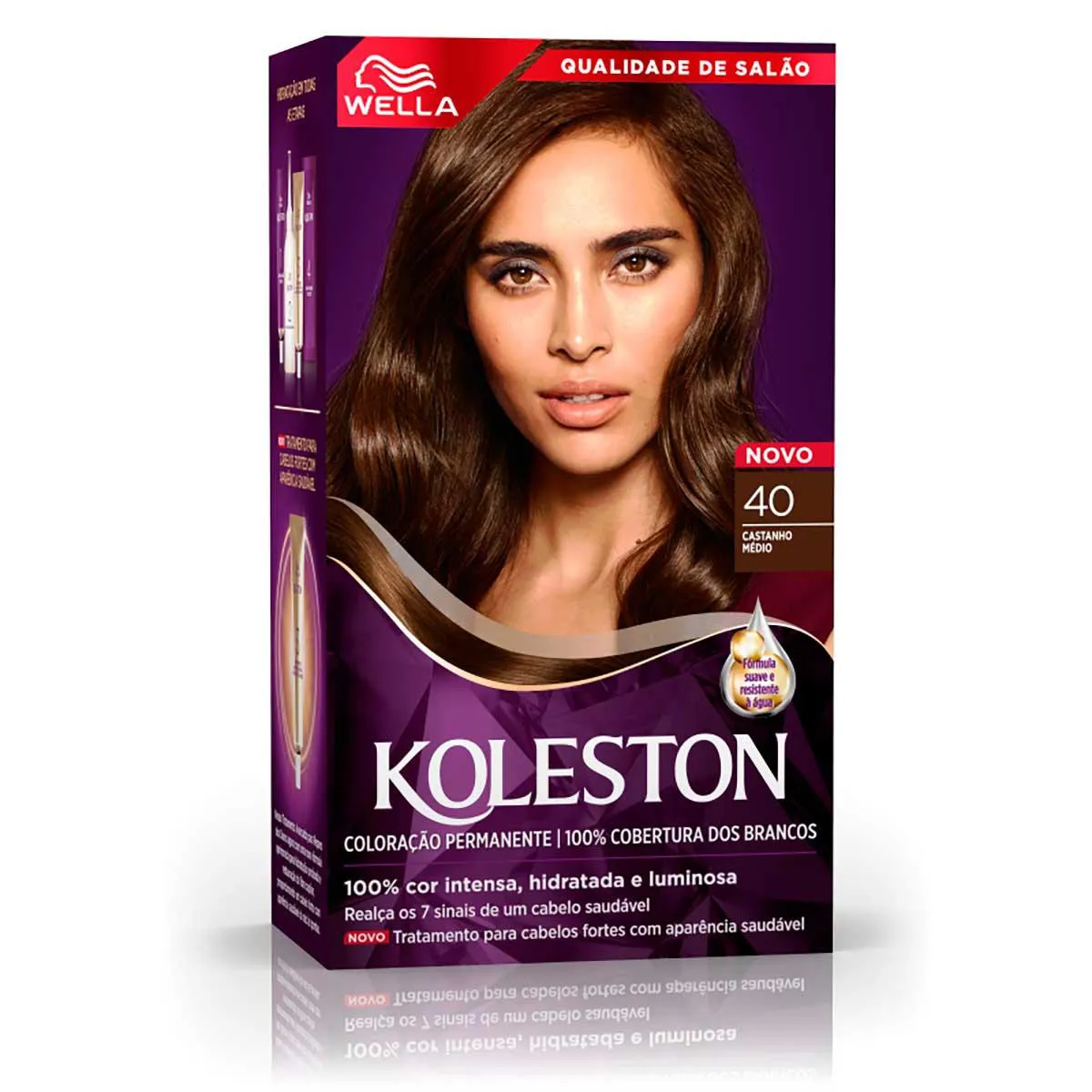 Tinta de Cabelo Permanente Koleston Creme - Castanho Médio — Koleston | Farmácia Resyla