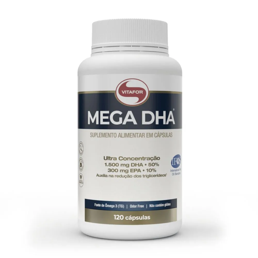 Mega Dha Com 120 Capsulas 1gr — | Farmácia Resyla