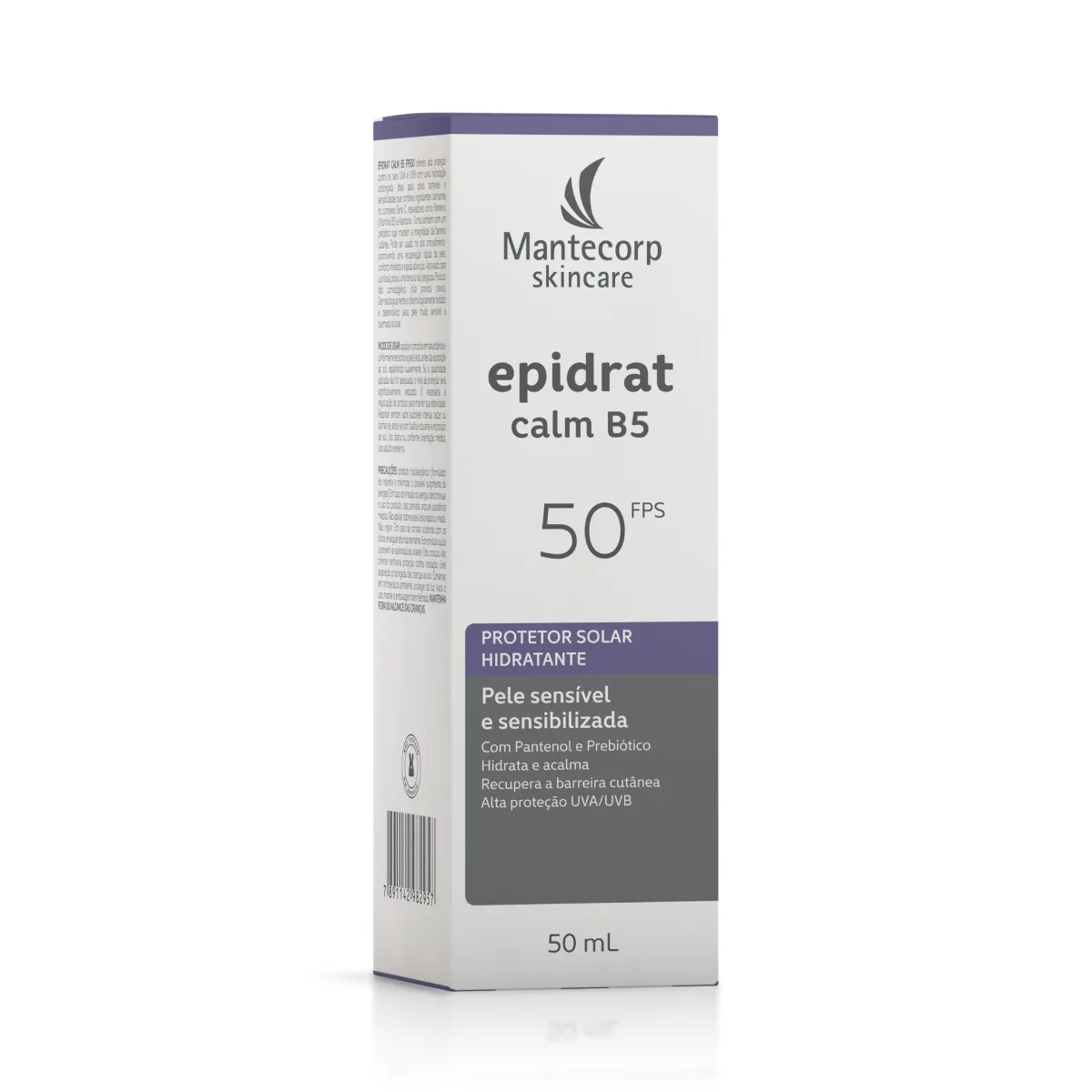 Protetor Solar Hidratante Epidrat Calm B5 FPS 50 Bisnaga 50ml — | Farmácia Resyla