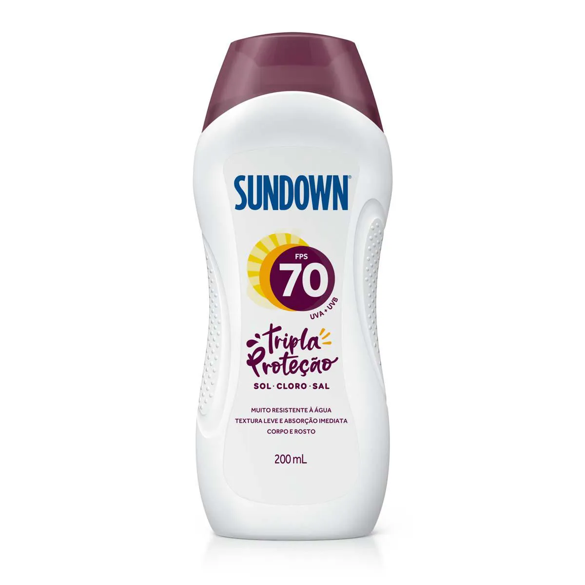 Protetor Solar Corporal Loção FPS 70 Sundown 200ml — Sundown | Farmácia Resyla