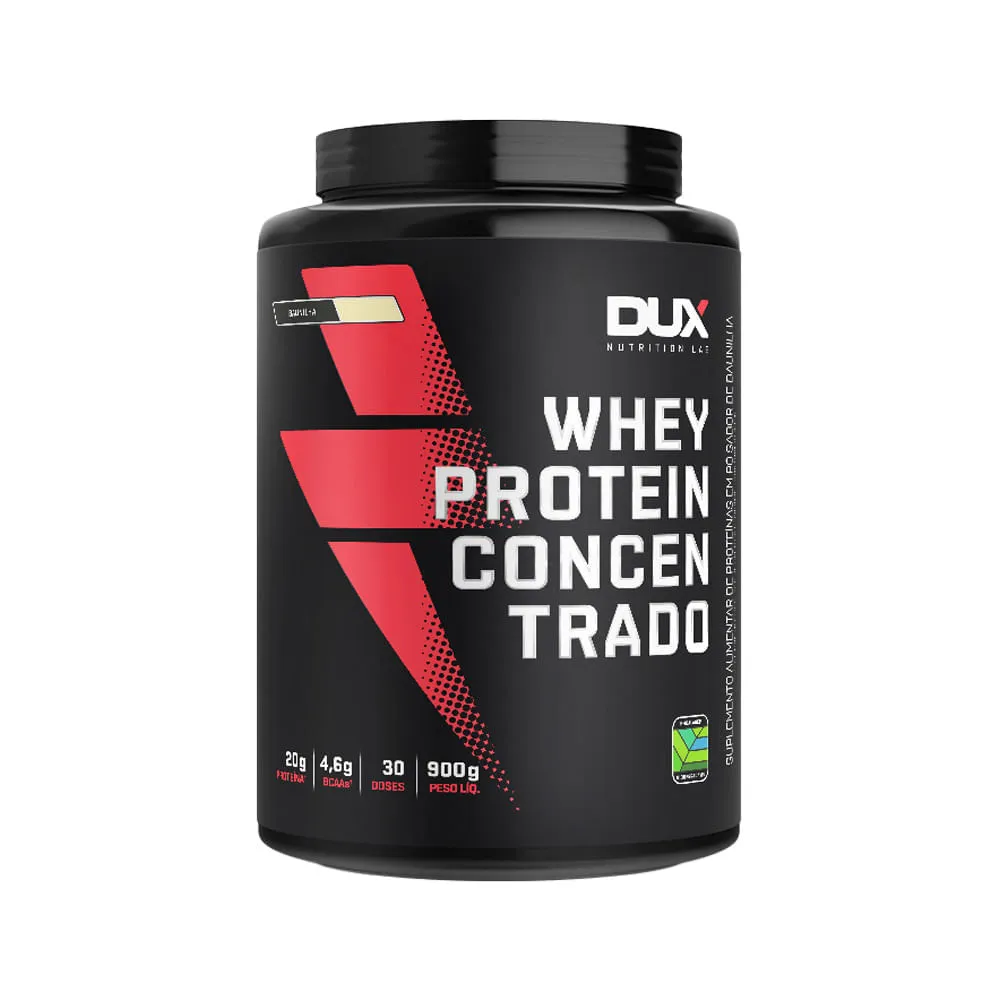 Suplemento Dux Whey Protein Concentrado 900gr Baunilha — | Farmácia Resyla