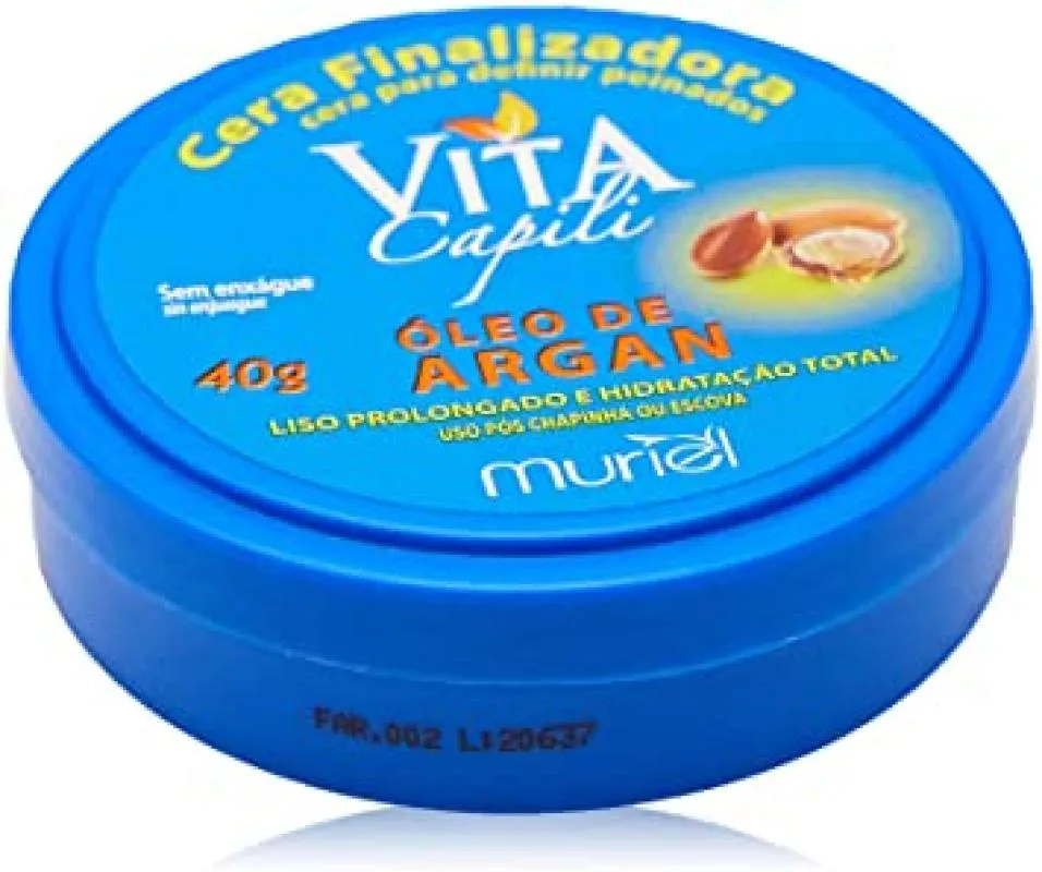 Cera Muriel Finalizadora Capilar Óleo de Argan 40g — | Farmácia Resyla