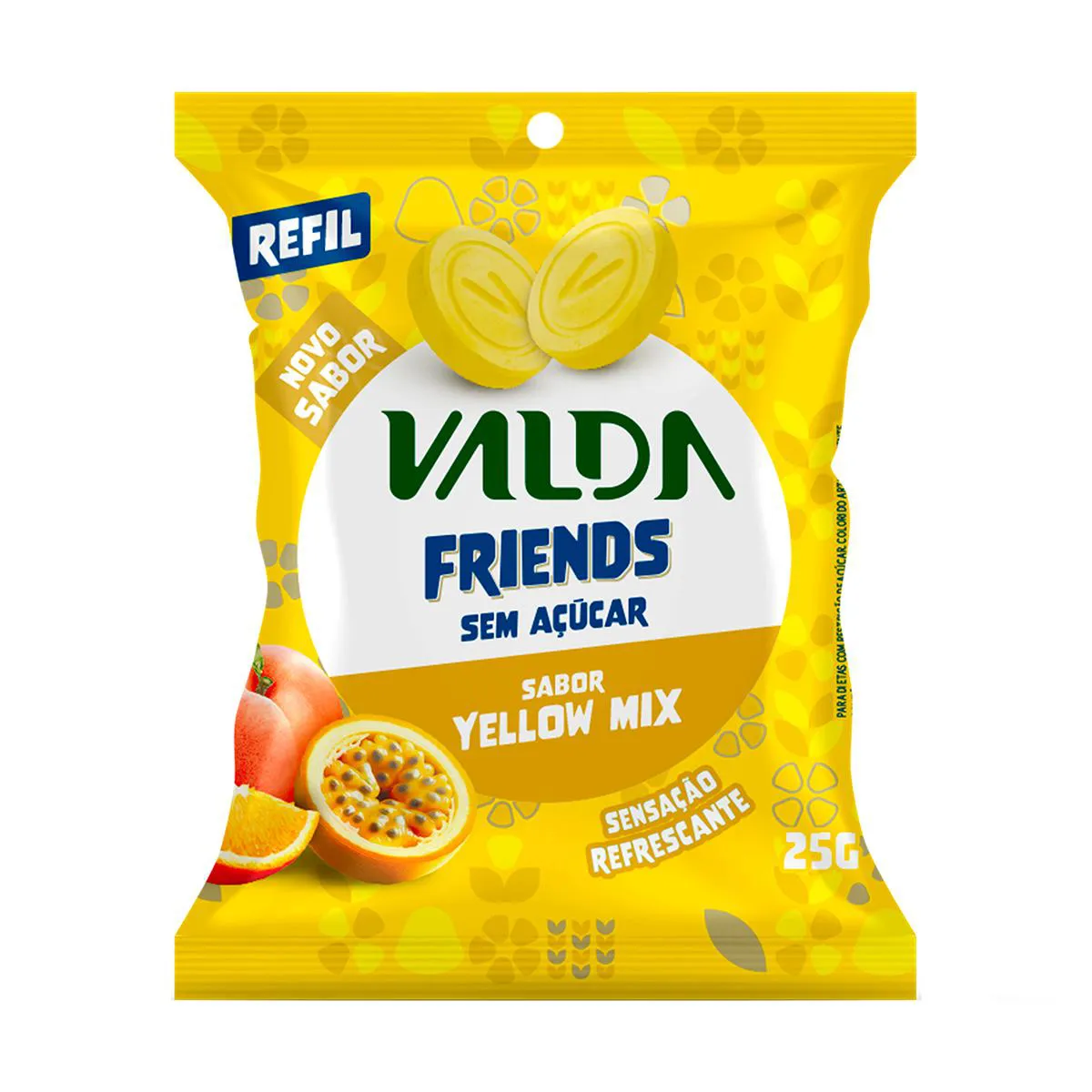 Pastilhas Valda Friends Frutas Amarelas Sem Açúcar 25g — Valda | Farmácia Resyla