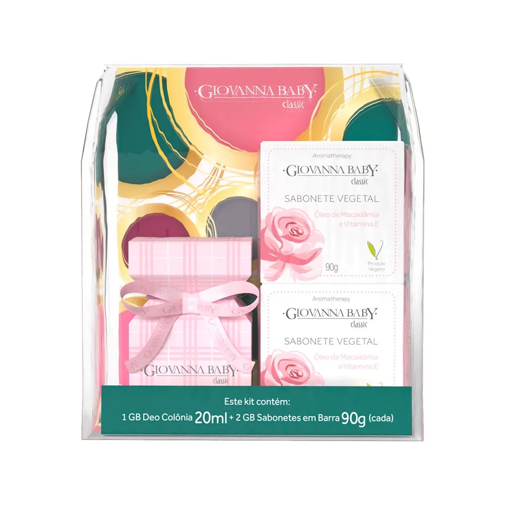 Deo Colonia Giovanna Baby 20ml + 2 X 90gr Classic — Giovanna Baby | Farmácia Resyla