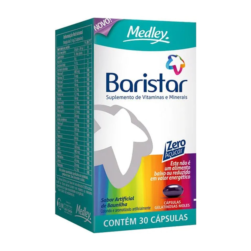 Baristar Com 30 Cápsulas — | Farmácia Resyla
