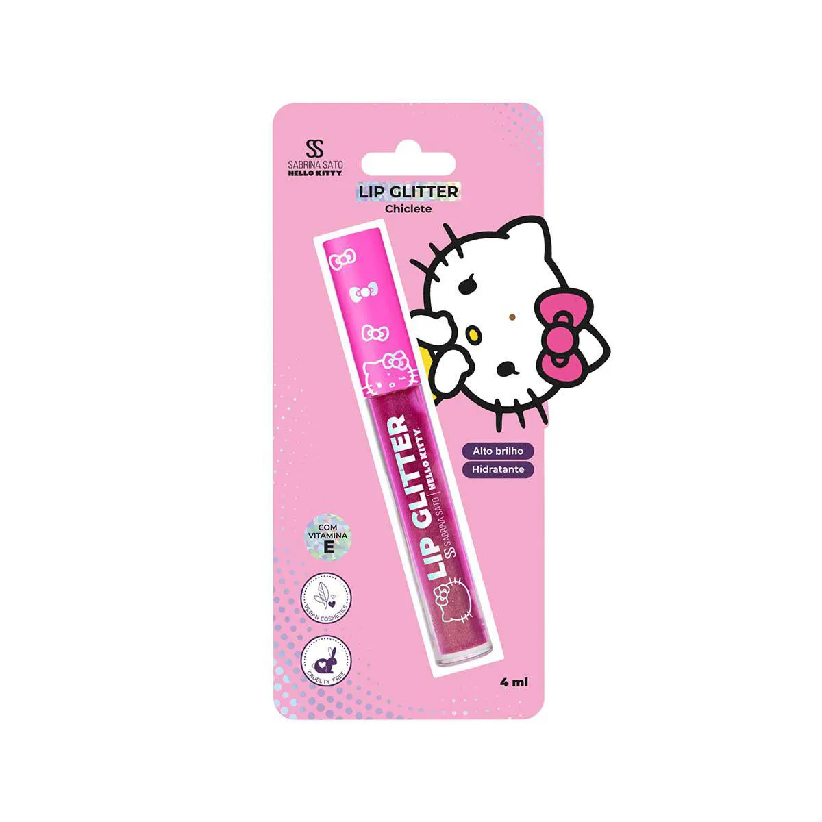 Lip Glitter Sabrina Sato Hello Kitty - Chiclete 4ml — | Farmácia Resyla