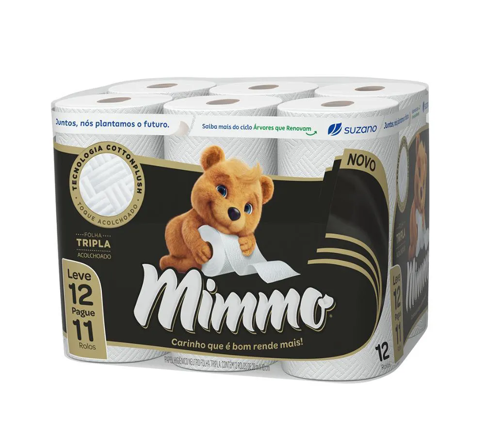 Papel Higiênico Mimmo Folha Tripla 20m Leve 12 Pague 11 — | Farmácia Resyla