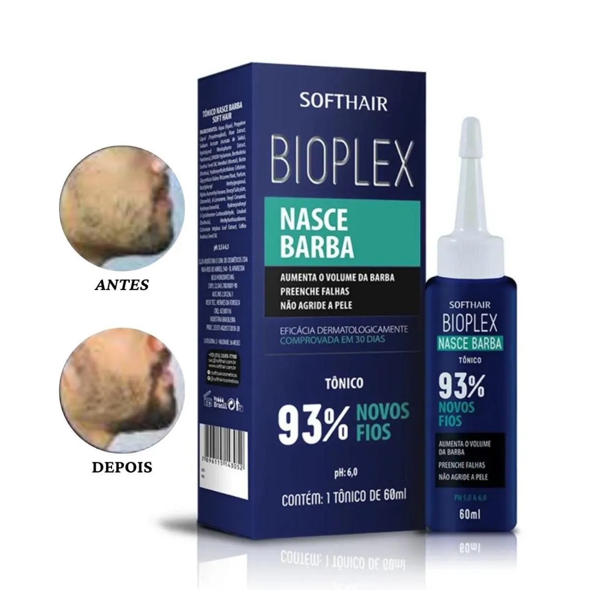 Bioplex Nasce Barba Falhada Novos Fios com Fórmula Exclusiva — | Farmácia Resyla
