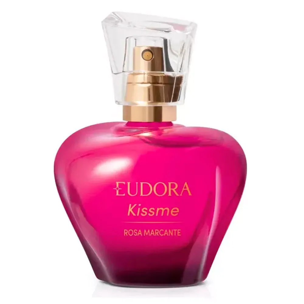 Deo Colonia Feminina Eudora Kiss Me 50ml Rosa Marcante — Eudora | Farmácia Resyla