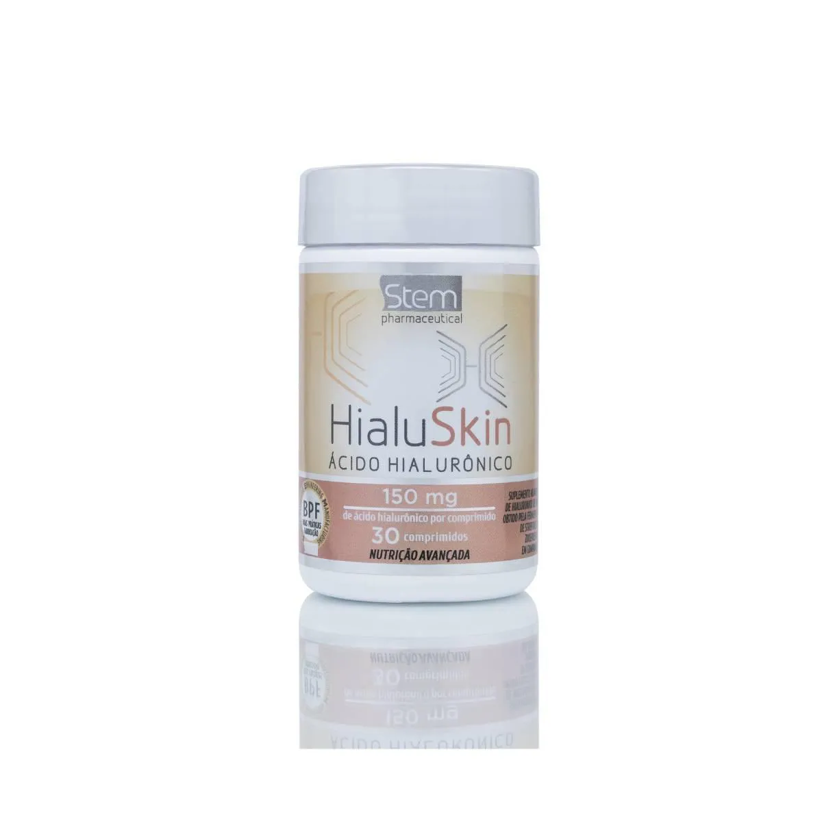 HialuSkin Ácido Hialurônico 150gm Stem com 30 comprimidos — | Farmácia Resyla