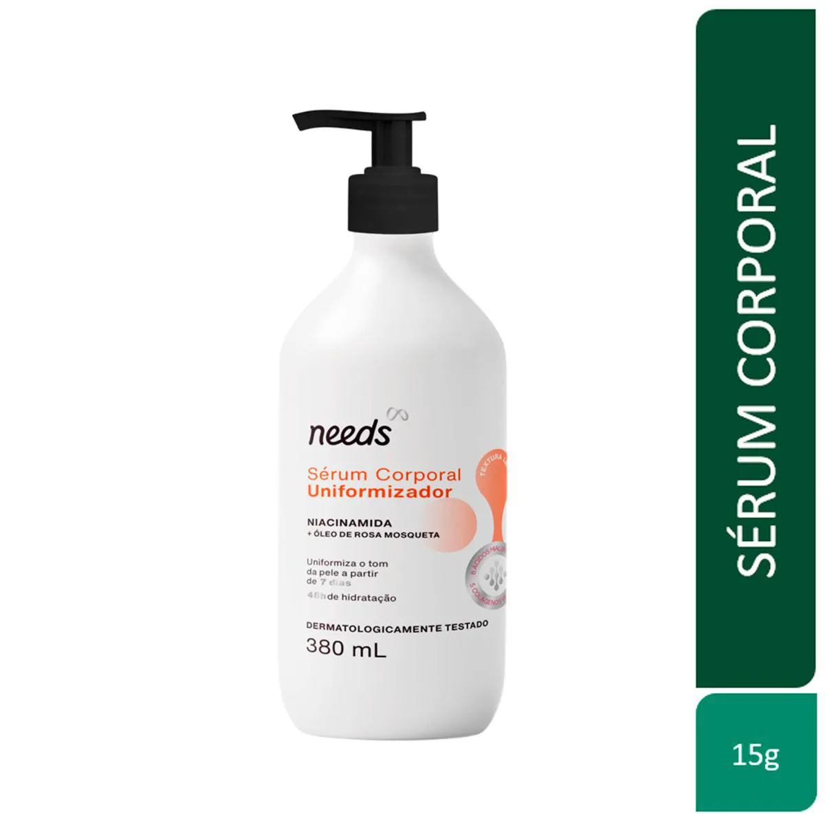 Sérum Corporal Uniformizador Needs 380ml — Needs | Farmácia Resyla