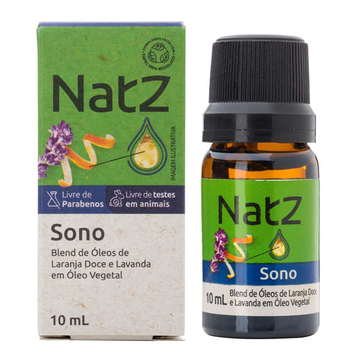 Óleo Essencial Natz Sono Laranja Doce e Lavanda 10ml — Natz | Farmácia Resyla