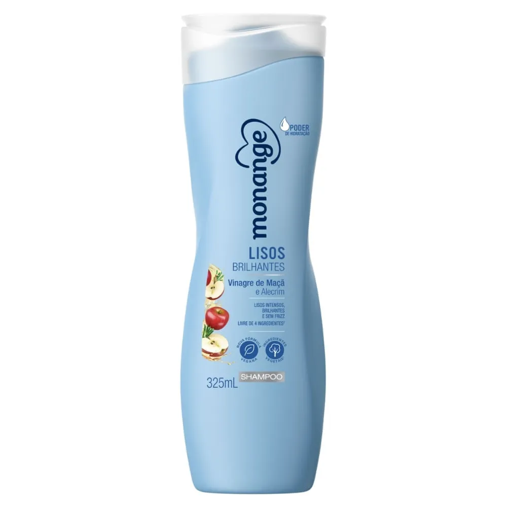 Shampoo Monange Lisos Brilhantes 325ml — Monange | Farmácia Resyla