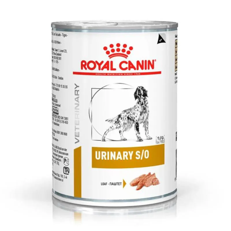 Ração Úmida Lata Royal Canin Dieta Veterinária Urinary S/O para Cães com Doenças Urinárias — Royal Canin | Farmácia Resyla