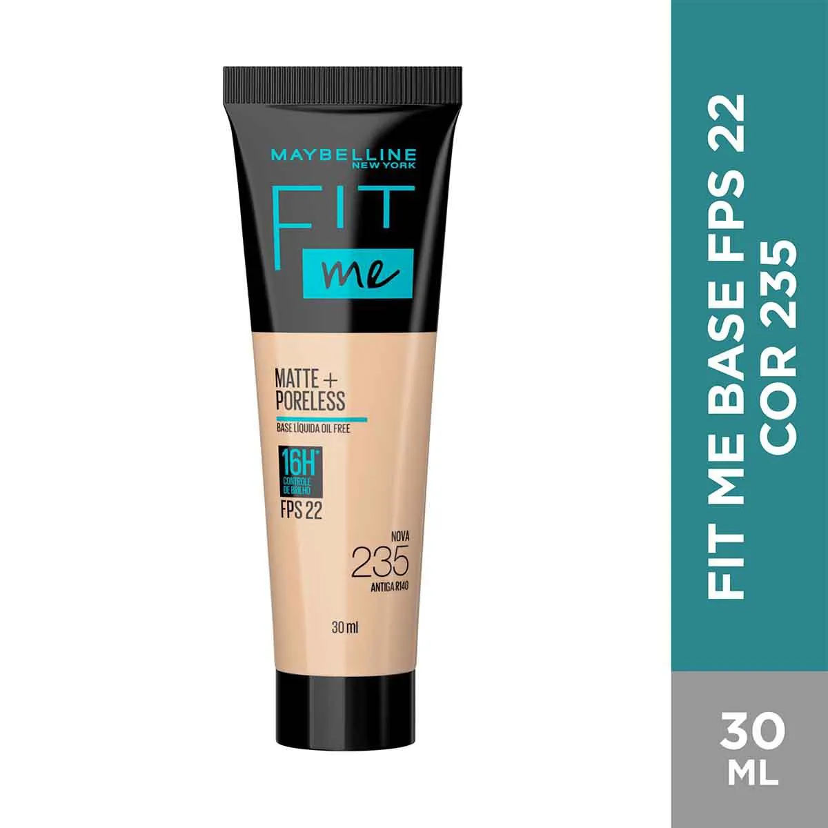 Base Líquida Maybelline NY Fit Me FPS 22 30ml - 235 — Maybelline | Farmácia Resyla