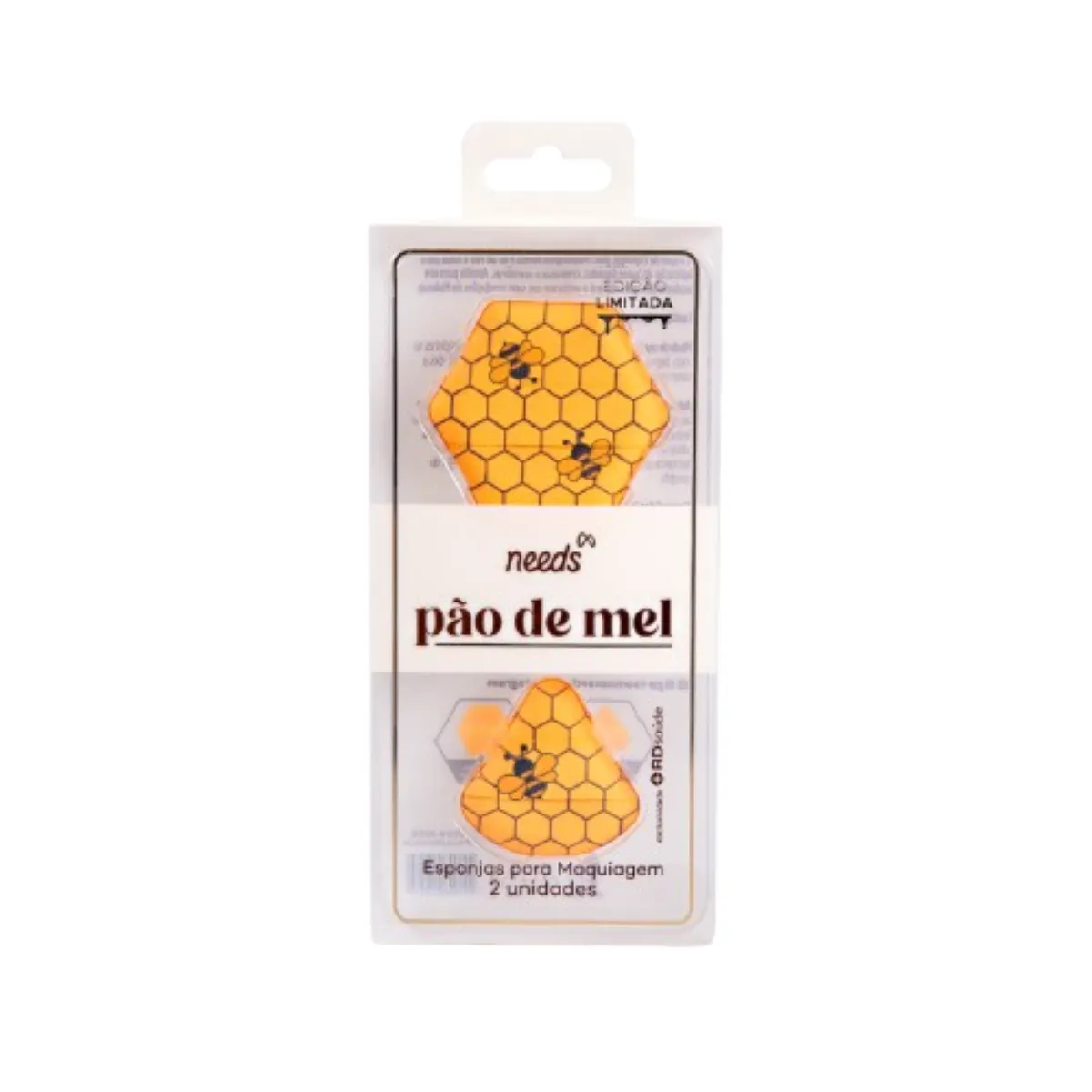 Esponja para Maquiagem Needs Pão de Mel 2 unidades — Needs | Farmácia Resyla