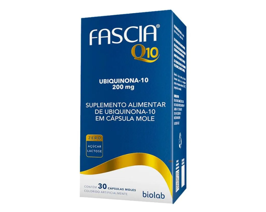 Suplemento Alimentar Fascia Q10 com 30 cápsulas — | Farmácia Resyla