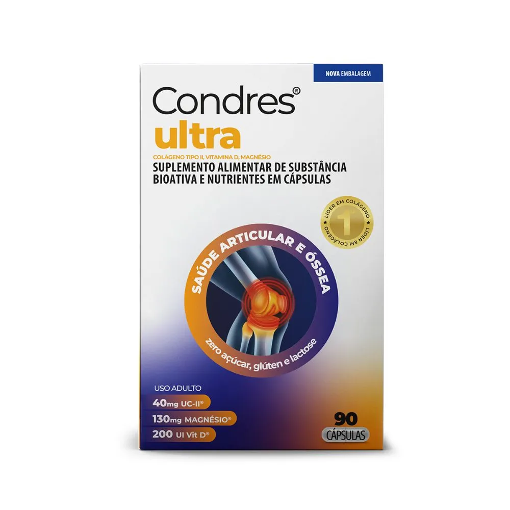 Colágeno Tipo 2 Condres Ultra 90 Cápsulas — | Farmácia Resyla