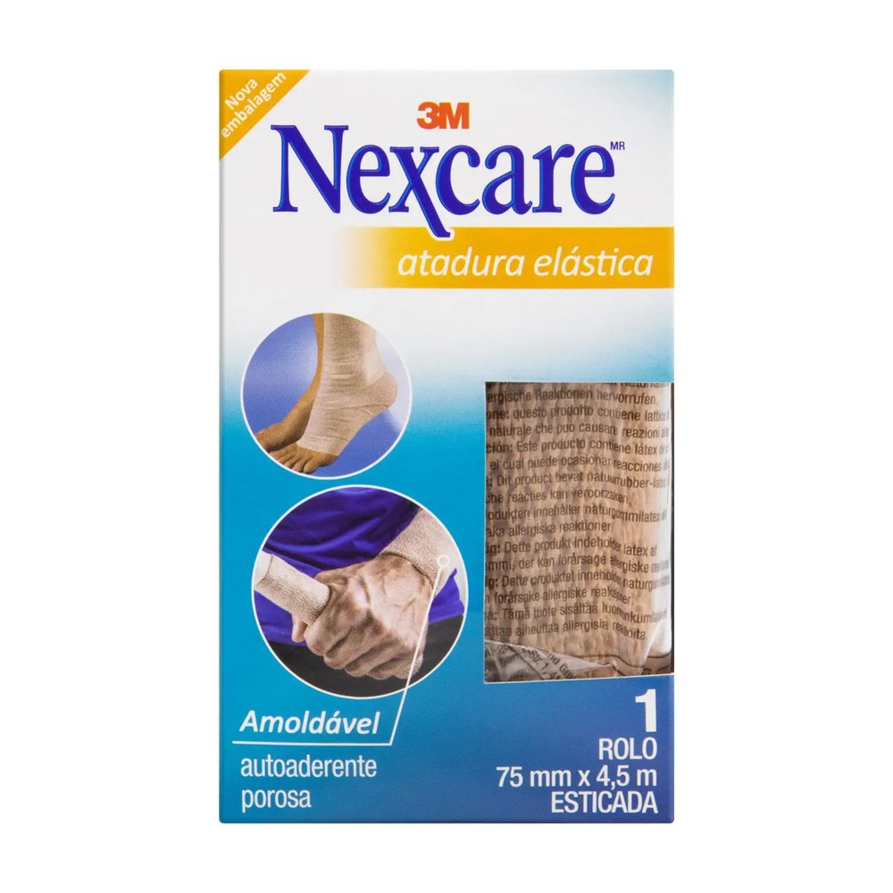 Atadura Elástica 3m Nexcare 75mmx4,5m — | Farmácia Resyla