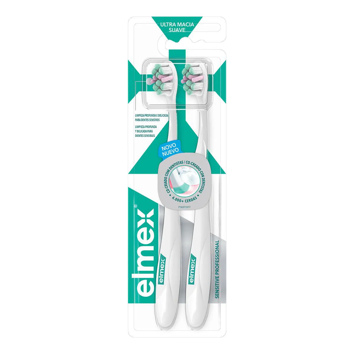 Kit Escova de Dente Elmex Sensitive Professional Ultra Macia Suave 2 unidades — | Farmácia Resyla