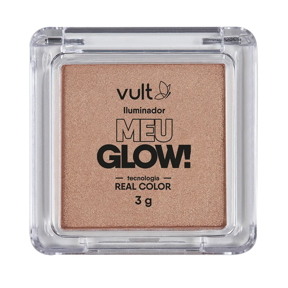 Iluminador Facial Compacto Vult Meu Glow 3g - Bronze — Vult | Farmácia Resyla