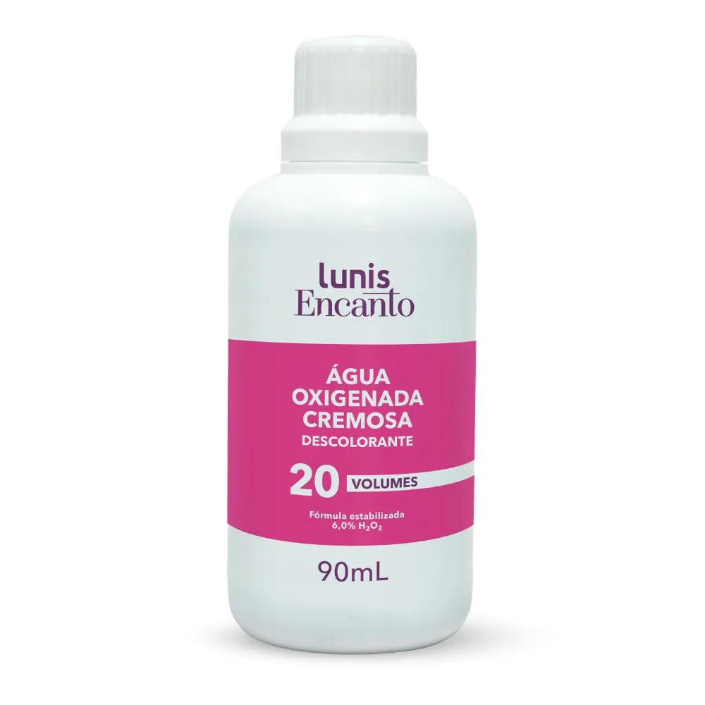 Água Oxigenada 20 Volumes Lunis Encanto 90ml — | Farmácia Resyla
