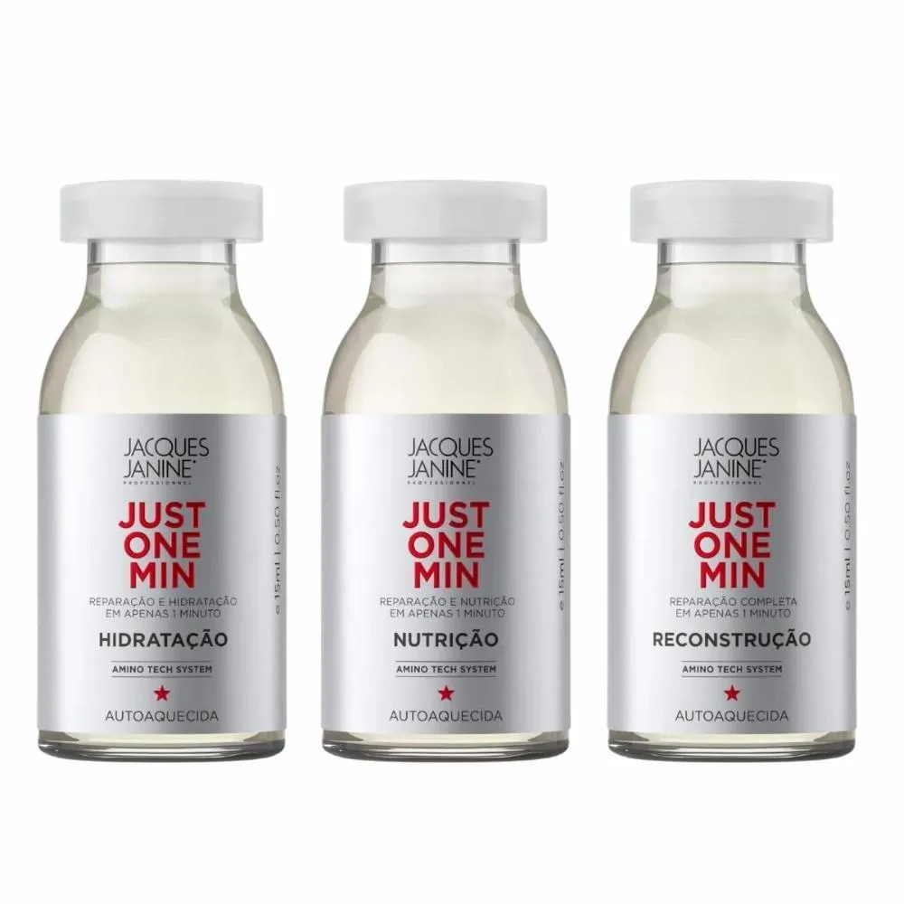 Cronograma Capilar Jacques Janine Just One Min 15ml — | Farmácia Resyla