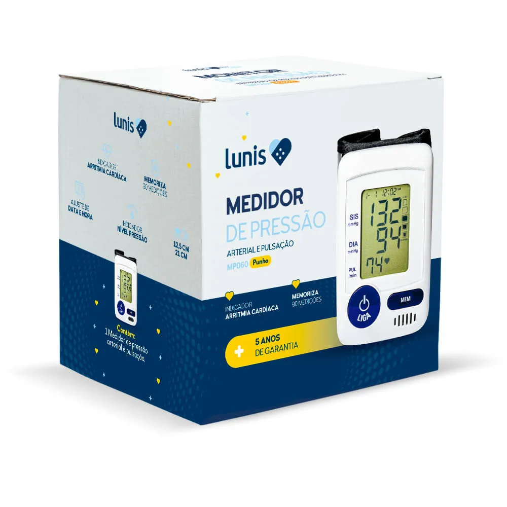 Aparelho De Pressao Lunis Digital De Pulso — | Farmácia Resyla