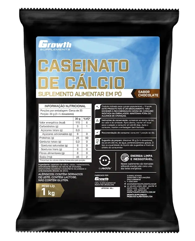 Caseinato de Cálcio 1kg — | Farmácia Resyla